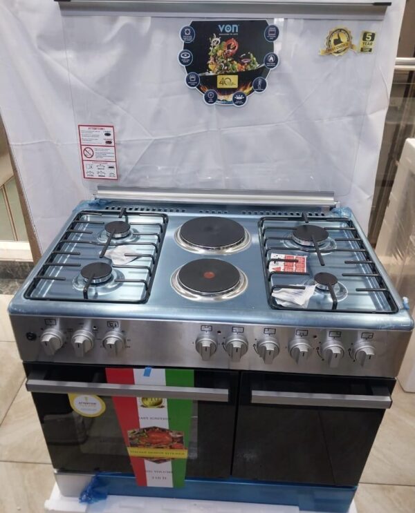 90*60 Von 4+2 standing cooker