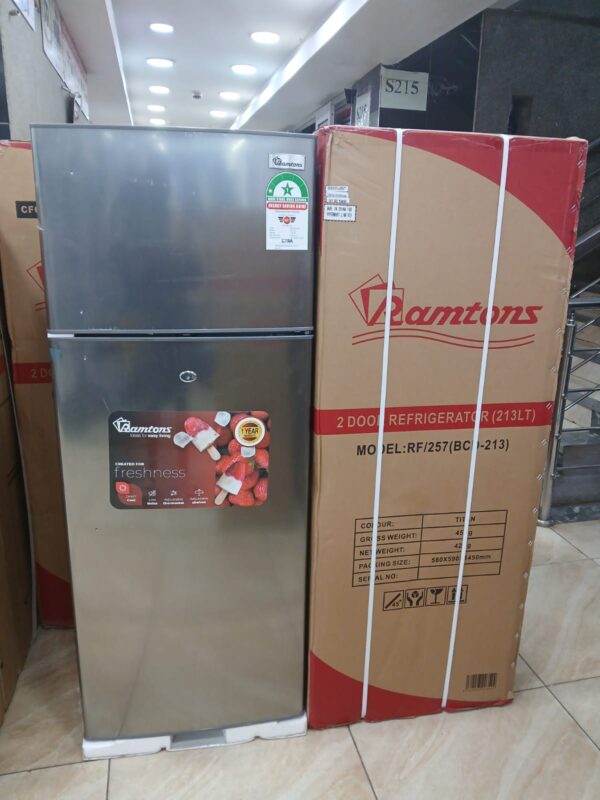 Ramtons 213 litres double door Fridge FR/257