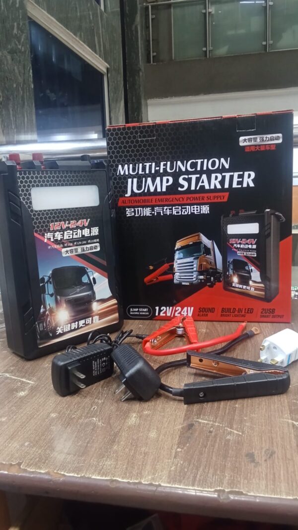 Heavy duty jumpstarter 12v-24v